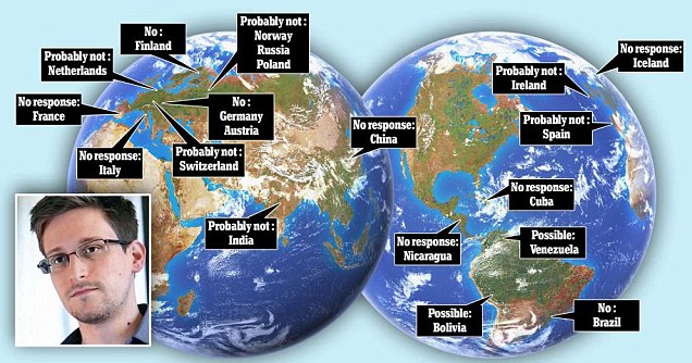 Snowden, Italia Tolak Beri Suaka karena Pemohon Harus Datang